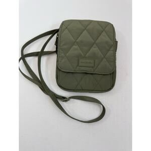 Vera Bradley Sage Green Mini Crossbody Quilted Bag